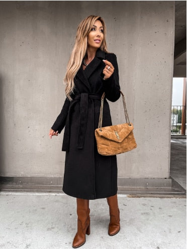 Long manteau pour l'automne et l'hiver !