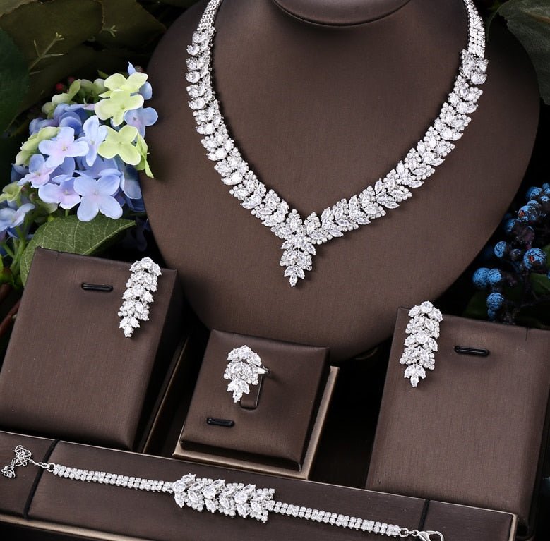 Bijoux Parure Complète - nawaara200001033:200003761#platinum;200000783:29