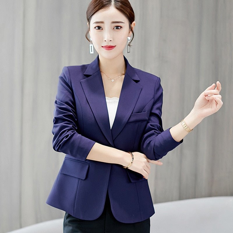 Blazer Slim Femme - avec choix de couleur - Zara - nawaara14:203027873#Navy Breast Pocket;5:100014064