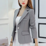 Blazer Slim Femme - avec choix de couleur - Zara - nawaara14:200006151#Grey Pearl Buckle;5:100014064