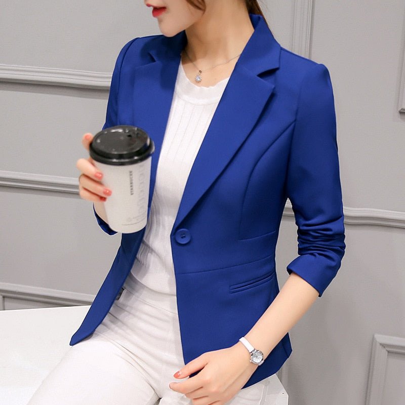 Blazer Slim Femme - avec choix de couleur - Zara - nawaara14:173#Blue;5:100014064