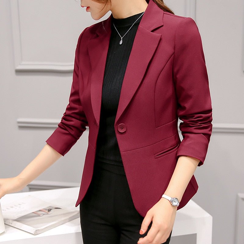 Blazer Slim Femme - avec choix de couleur - Zara - nawaara14:200002984#Red Wine;5:100014064