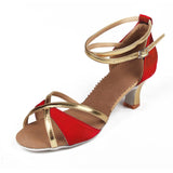 Chaussures latine - Tango - nawaara14:200004891#5CM Red;200000124:200000284