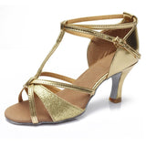 Chaussures latine - Tango - nawaara14:771#7CM Gold;200000124:200000284