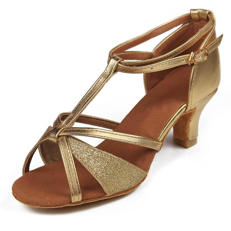 Chaussures latine - Tango - nawaara14:100018786#5CM Gold;200000124:200000284