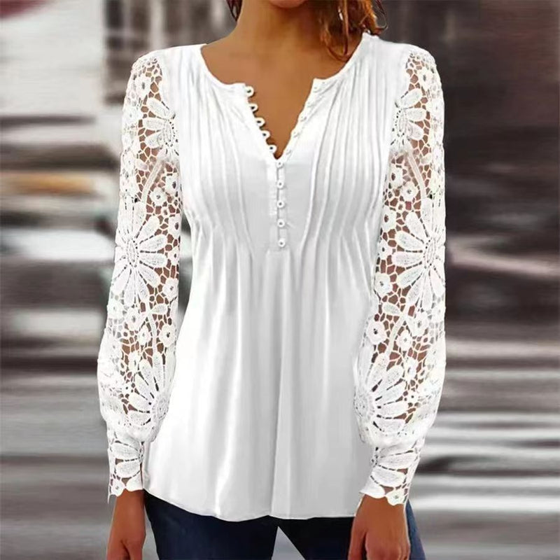 Chemise - Blanc Blouse™ - Elegante blouse - nawaara14:203322814#White 2;5:100014064