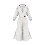 ROBE LONGUE - ÉléganceDécontractée™ - nawaara14:691#white;5:100014064